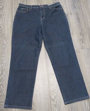 GLORIA VANDERBILT Amanda Jeans Size 16 Average Women High Rise Blue Dark Plus